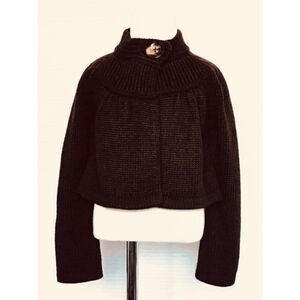 NEW GAP KIDS Girls 4/5 Brown Chunky Bolero Sweater